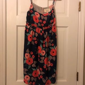 NWT Paper crown + Rifle Paper Floral Dress